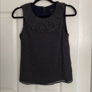 J. Crew polka dot blouse